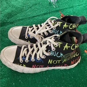 Converse Untitled Hi 'Not A Chuck' Black/White Multi Shoes Sneakers 173165C-SZ 7